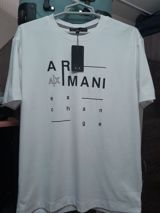 Futbolka, Armani Exchange, XL, rəng - Ağ — Мужская одежда