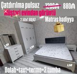 Yataq dəsti Sifarişlə və yeni Qiymət 880₼ Dəstə daxildir: Dolab — afa.mebel — Комплекты мебели для спальни