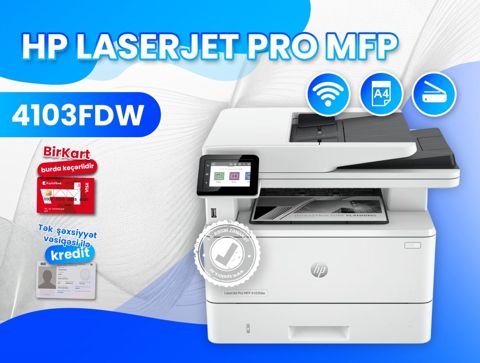 Printer HP LaserJet Pro MFP 4103fdw (2Z629A — Bakı