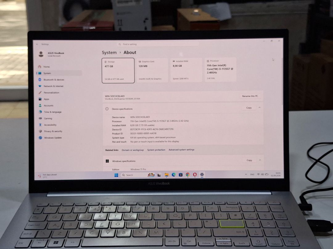 Noutbuk ASUS VivoBook X513EAN S513EA — Noutbuklar, Bakı (2)
