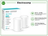 TP-Link Deco X10 (2-pack) AX1500 Whole Home Mesh Wi-Fi 6 System — ElectroComp — Şəbəkə və server avadanlıqları