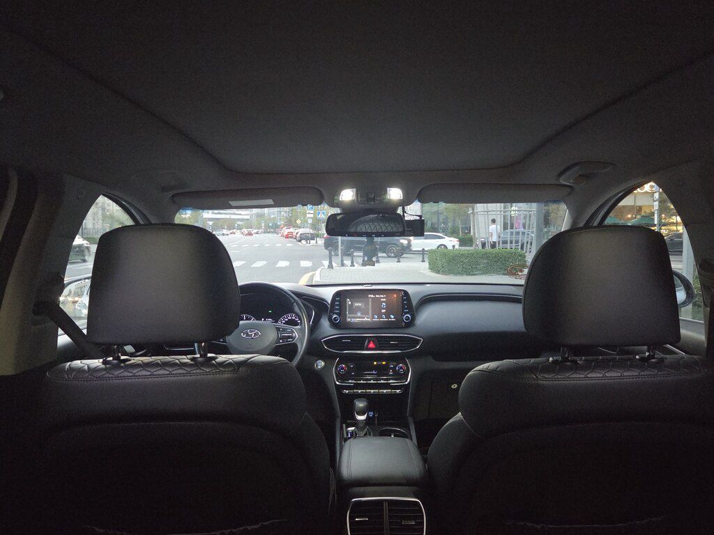Hyundai Santa Fe, 2.0 L, 2018 il, 110 200 km — Avtomobillər, Bakı (9)