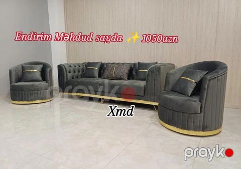 Premium qonaq otağı dəsti – 3 parçadan ibarət: - 1 ədəd geniş — Bakı