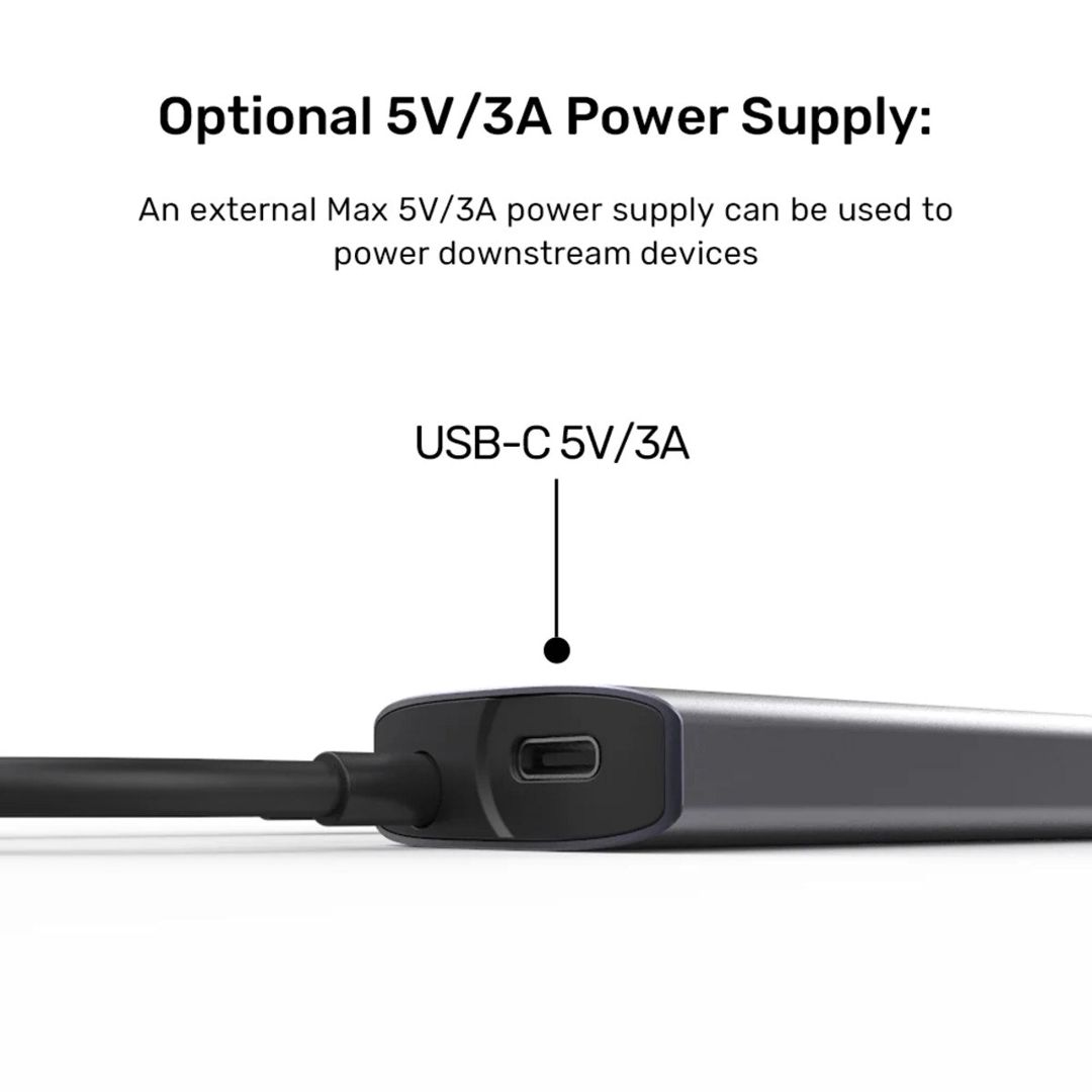 Unitek uHUB Q4 2 Usb-a və 2 Usb-c portlu 10Gbps 4-si 1-də Usb-c hub — Periferik cihazlar, Bakı (6)