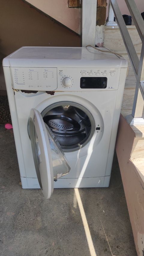Paltaryuyan maşın Indesit, 7 kq, İşlənmiş, Avtomat, Qurutmasız, Kredit yoxdur, Ünvandan götürmə — Oğuz