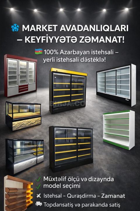 Soyuducu vitrin satılır