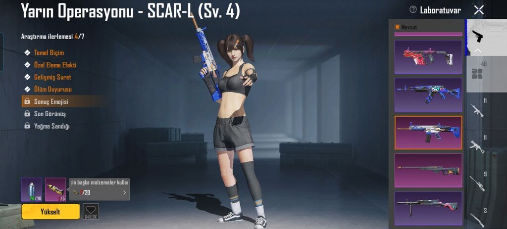Pubg Mobile hesabı – nadir personajlar və yüksəldilmiş laboratoriya — Şəxsi əşyalar, Lənkəran (7)