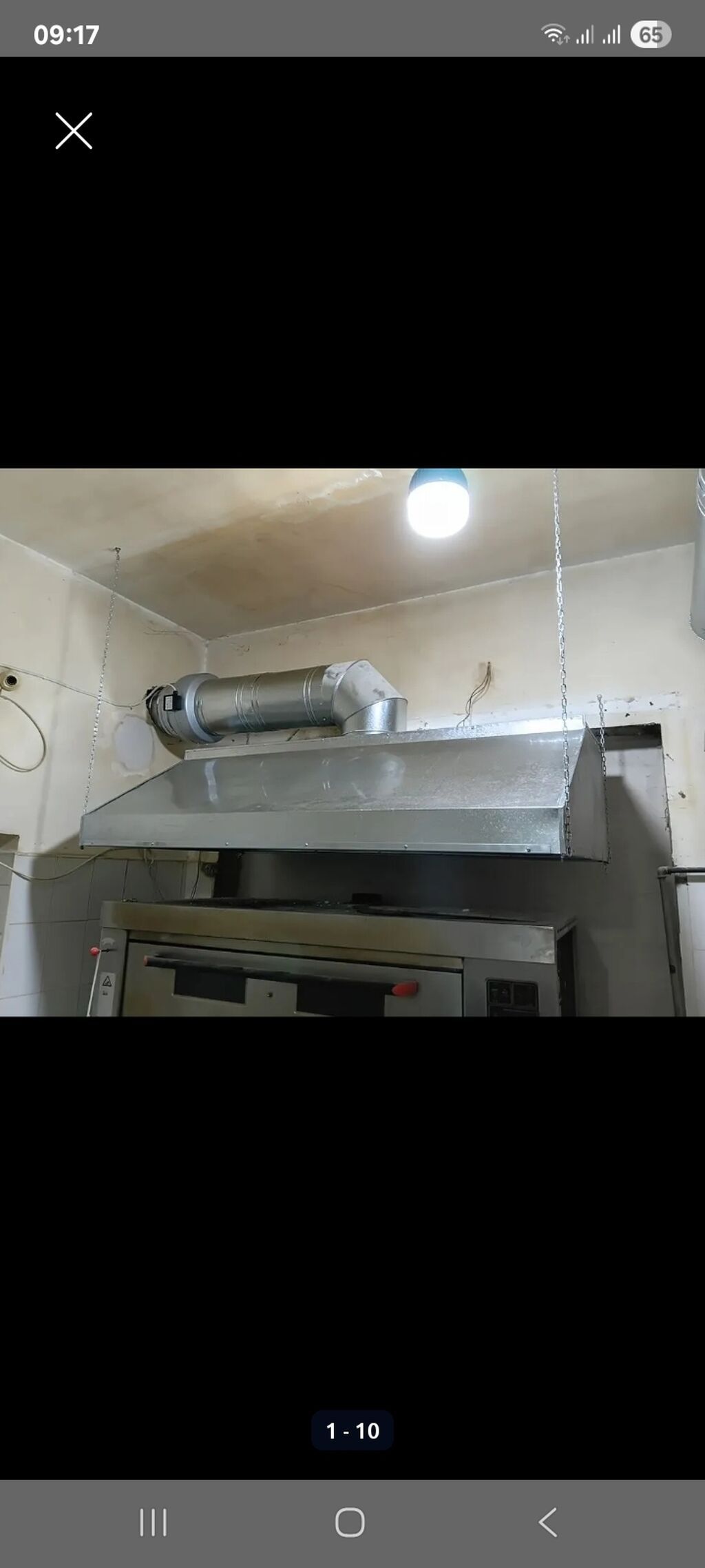 Mətbəx üçün sənaye aspirasiya başlığı (havalandırma kubkası) — Mətbəx cixartma qapıları və aksesuarları, Saray (8)