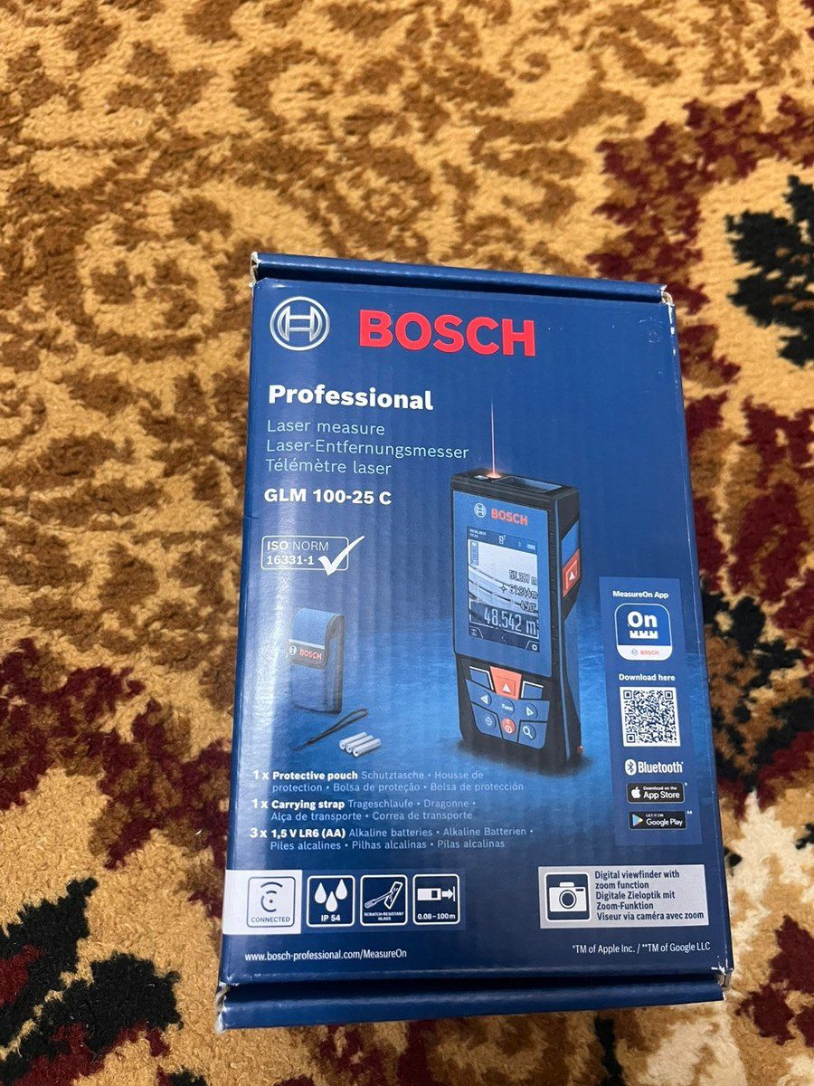 Bosch GLM 100-25c lazer metrəsi — Təmir və inşaat, Bakı