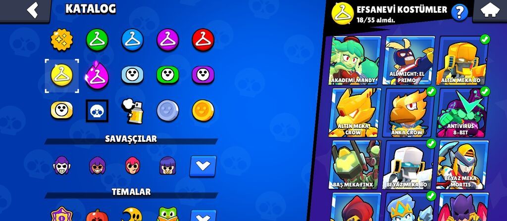 Brawl Stars hesabı – yüksək kupalı və zəngin kolleksiya - Kupa yolu — Digər, Biləsuvar (6)