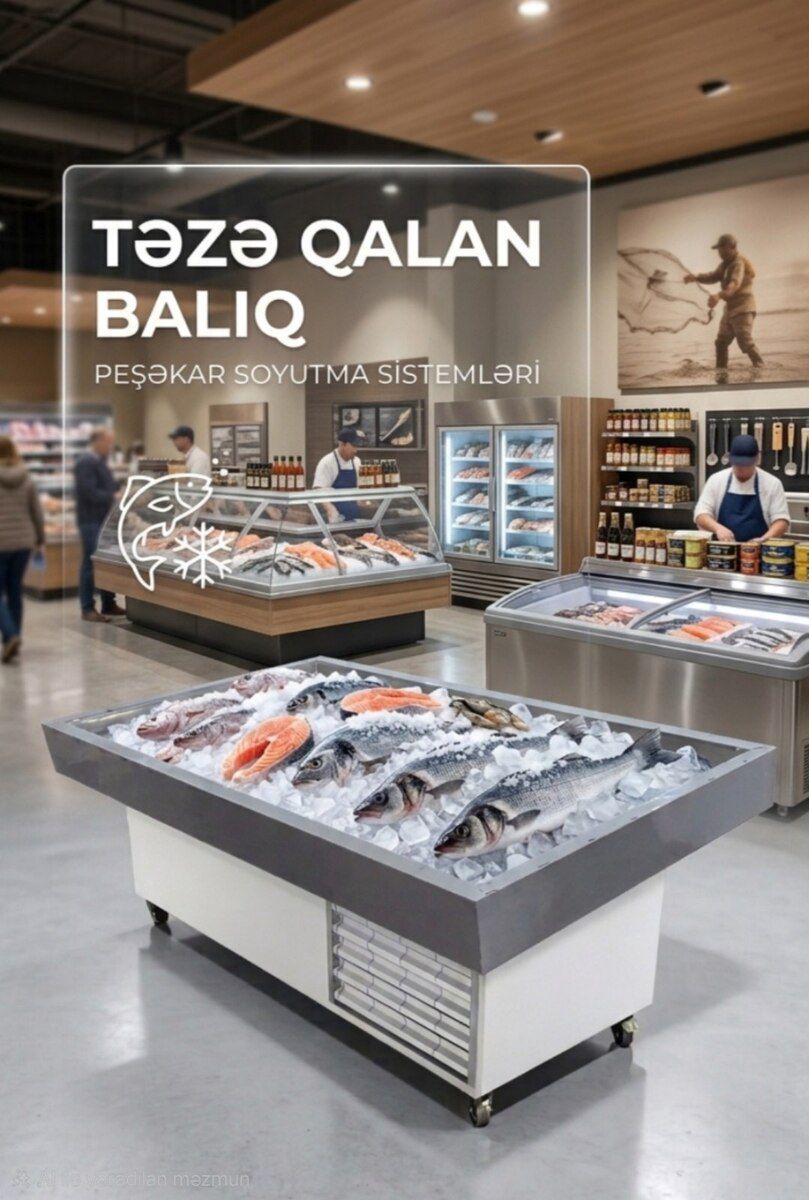 Balıq vitrin soyuducusu — Biznes və avadanlıq, Bakı