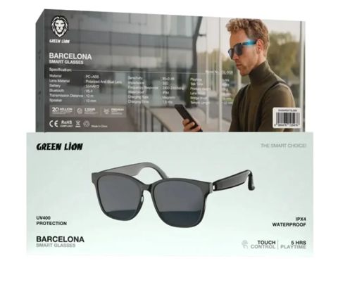 Green Lion GL-SG8 - Ağıllı Eynək Green Lion Barcelona Smart Glasses — Bakı
