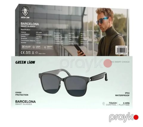 Green Lion GL-SG8 - Ağıllı Eynək Green Lion Barcelona Smart Glasses — Bakı