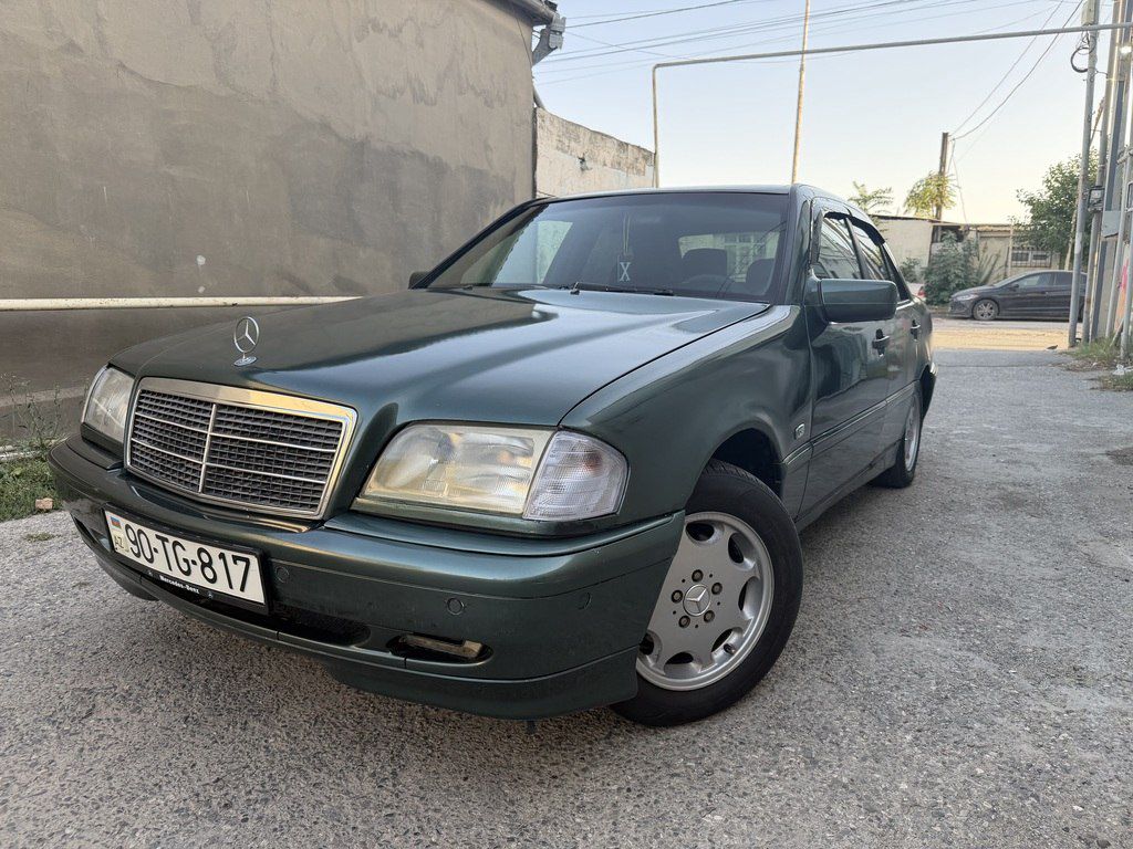 Mercedes C 180, 1.8 L, 1995 il, 387 000 km — Avtomobillər, Bakı (4)