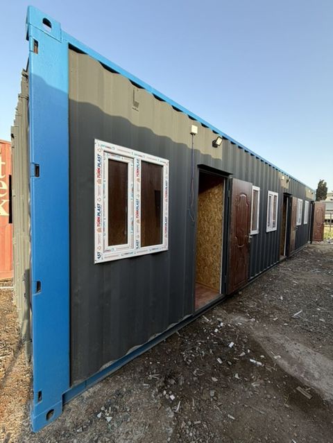 Metal konteynerdən hazırlanmış modul ofis/yaşayış bloku - Ölçü — Digah
