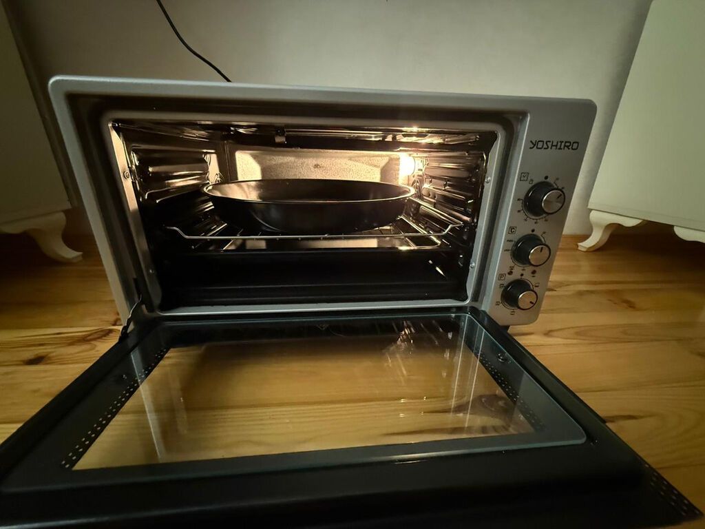 Yoshiro elektrik mini soba - Stolüstü kompakt dizayn, şüşə qapı və — Masaüstü plitələr, Bakı (8)