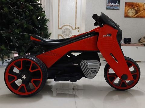 Uşaqlar üçün elektrikli üçtəkərli motosiklet oyuncağı - Dizayn — Bakı