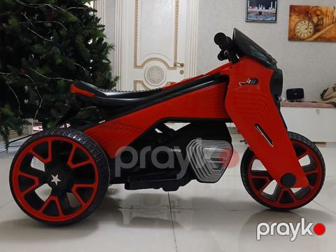 Uşaqlar üçün elektrikli üçtəkərli motosiklet oyuncağı - Dizayn — Bakı