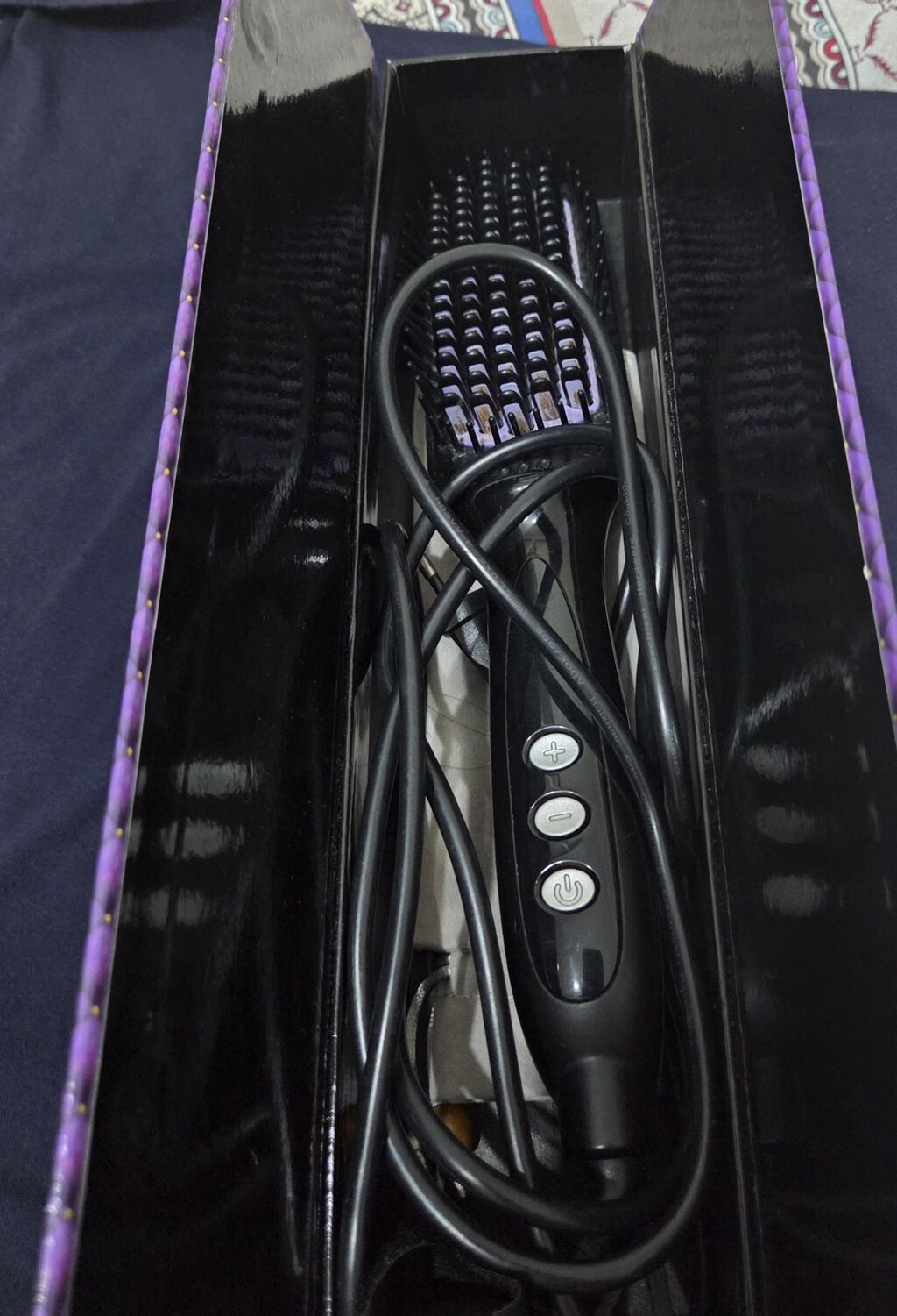 Mila Hair Straightener Brush – Elektrikli saç düzləşdirici daraq — Saç burmağa və düzəltməyə, Bakı (3)