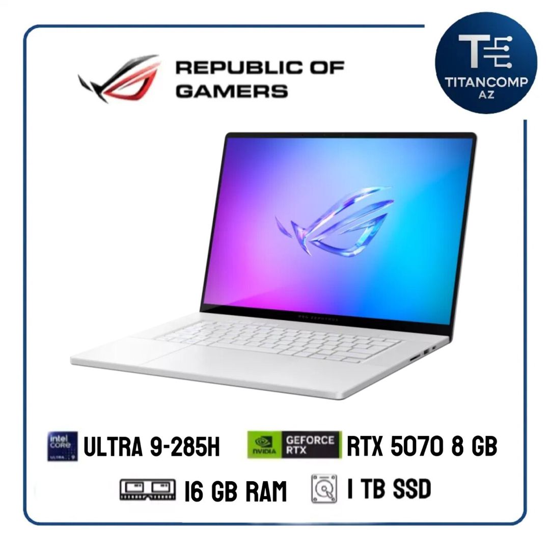 Asus Rog Zephyrus G16 RTX 5070 8 GB — Noutbuklar, Bakı (3)
