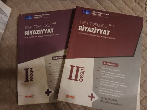 Məhsul: “Riyaziyyat – Test Toplusu” (Dövlət İmtahan Mərkəzi, 2019) — Bakı