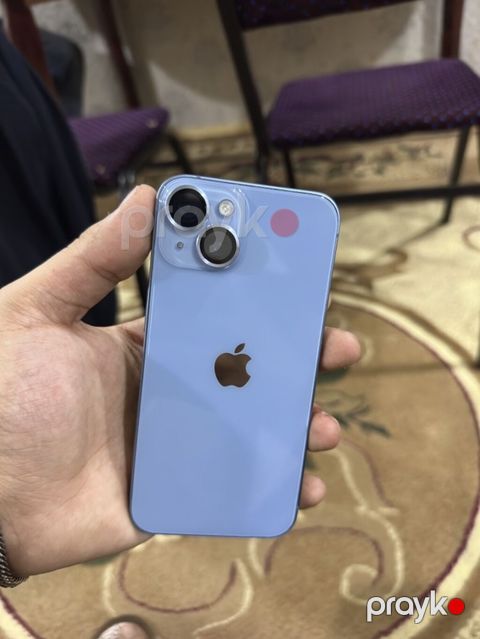 IPhone 14, 128 GB, Mavi, Simsiz şarj — Bərdə