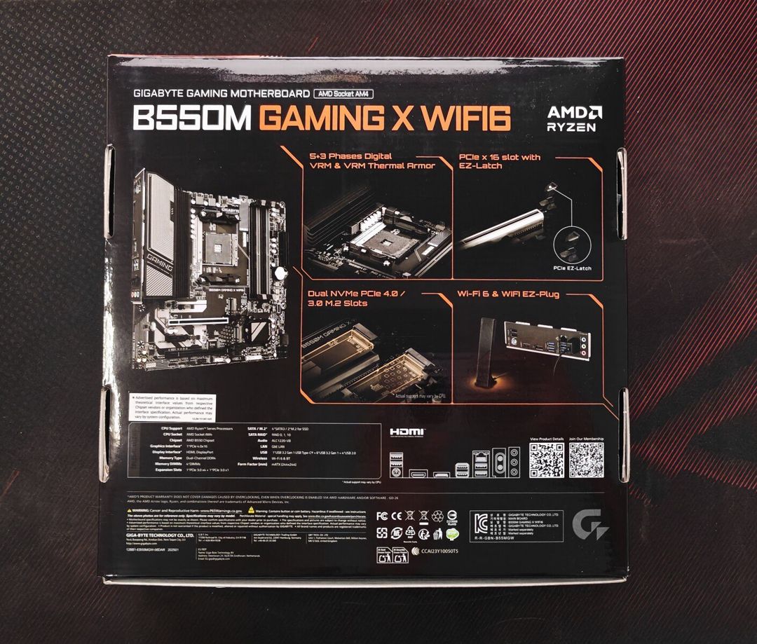 Gigabyte B550M Gaming X WiFi6 — Kompüterlər və noutbuklar, Bakı (3)