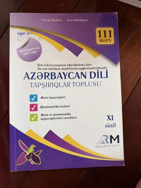 Azerbaycan dili RM metn qayda test kitabi Yeni nəşr yeni kitab — Masazır