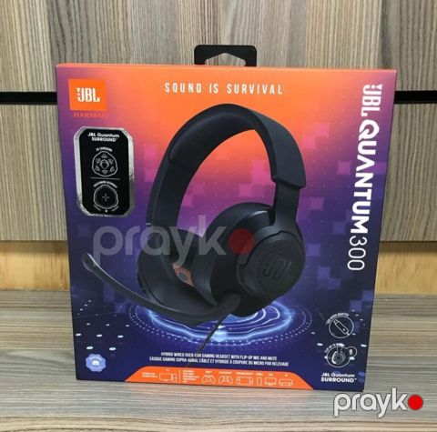 JBL Quantum 300 oyun qulaqlığı - JBL QuantumSURROUND texnologiyası — Bərdə