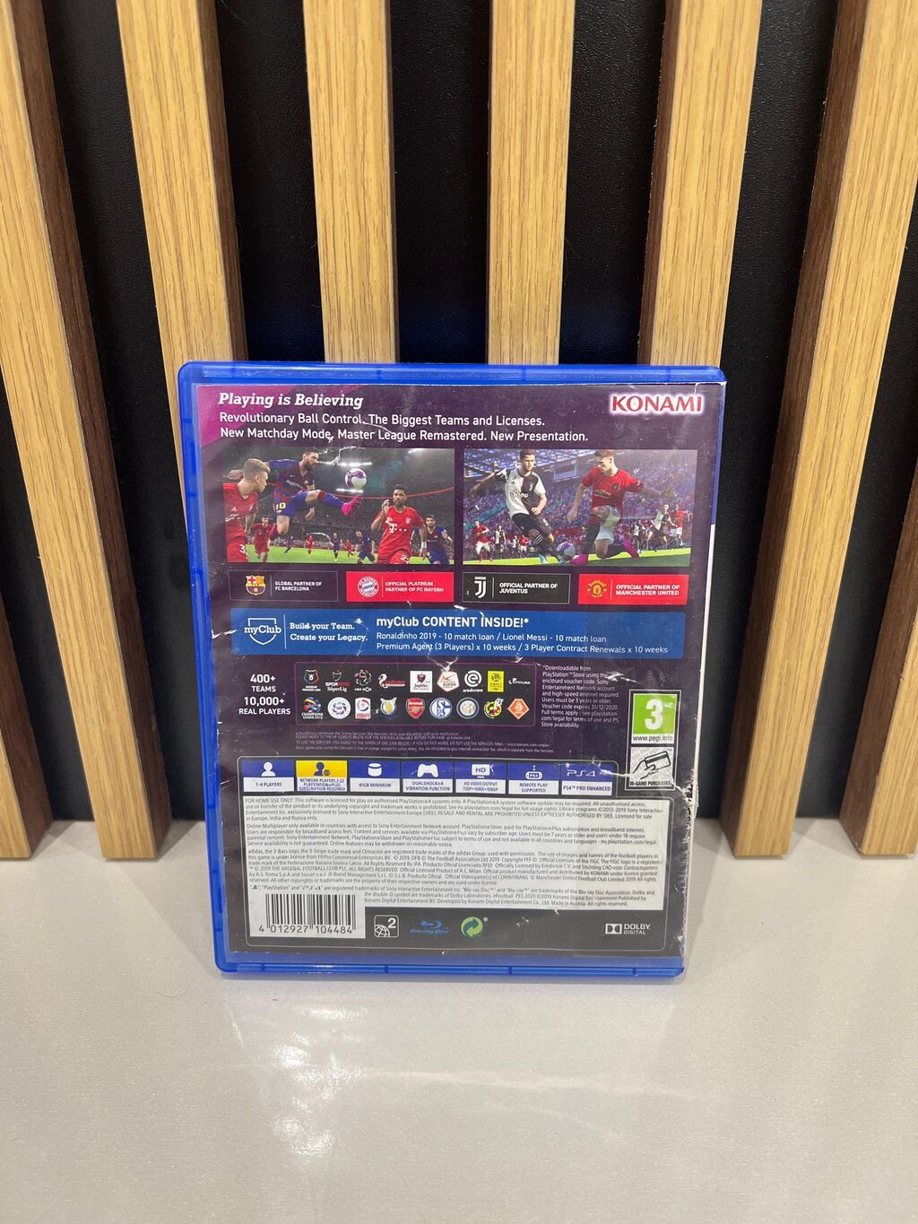 PS4 üçün eFootball PES 2020 (Blu‑ray disk, rəsmi qablaşdırmada) — Konsol oyunları, Bakı (2)