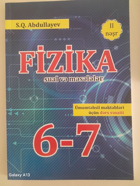 Məhsul: “Fizika: sual və məsələlər” dərs vəsaiti Müəllif: S.Q — Bakı