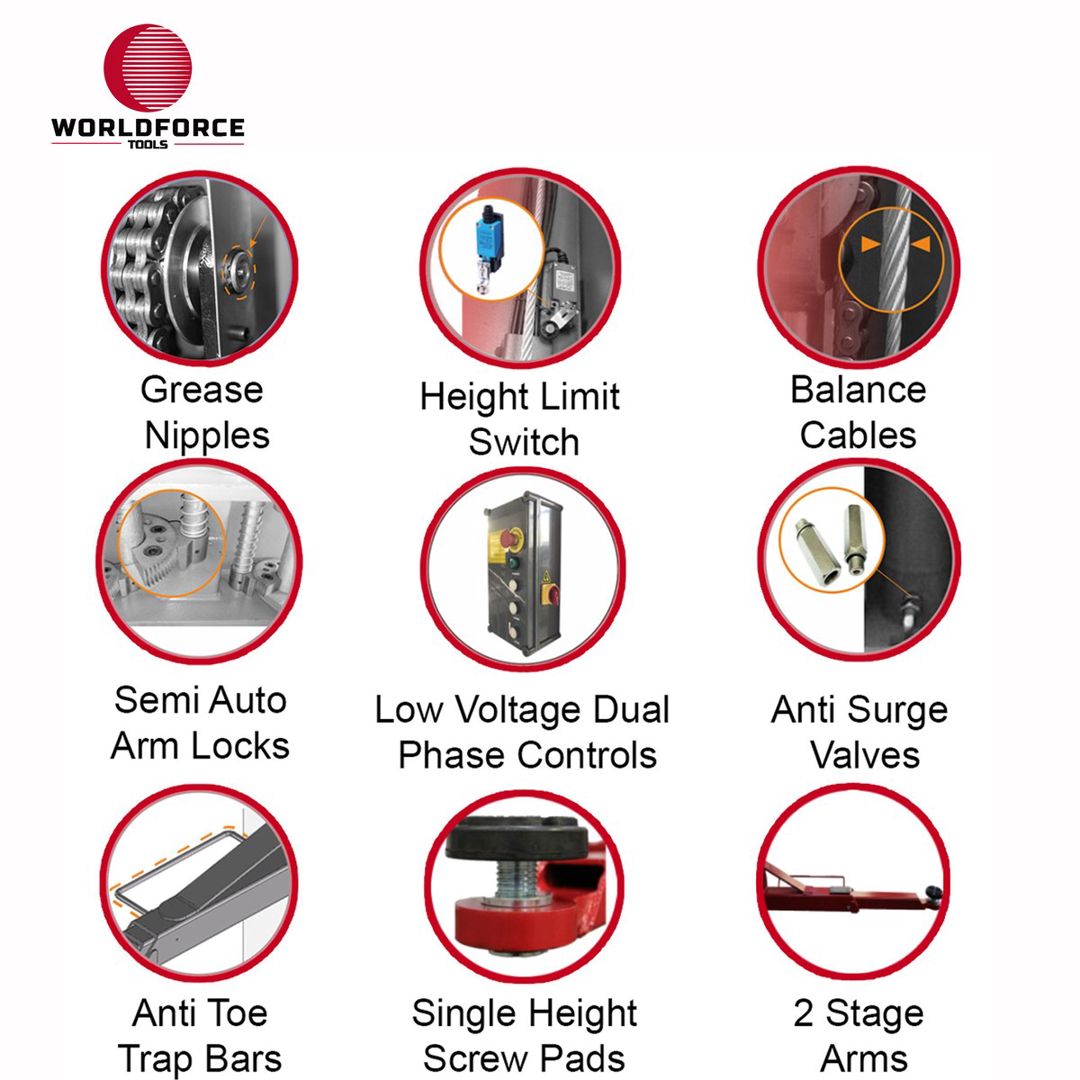 Hidrolik Lift İki Sütunlu 4 Ton 380/220V Tam Otomatik — Biznes və avadanlıq, Bakı (5)