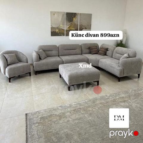 Məhsul: Künc divan dəsti - Qiymət: 899 AZN (künc divan) — şəkildə — Bakı