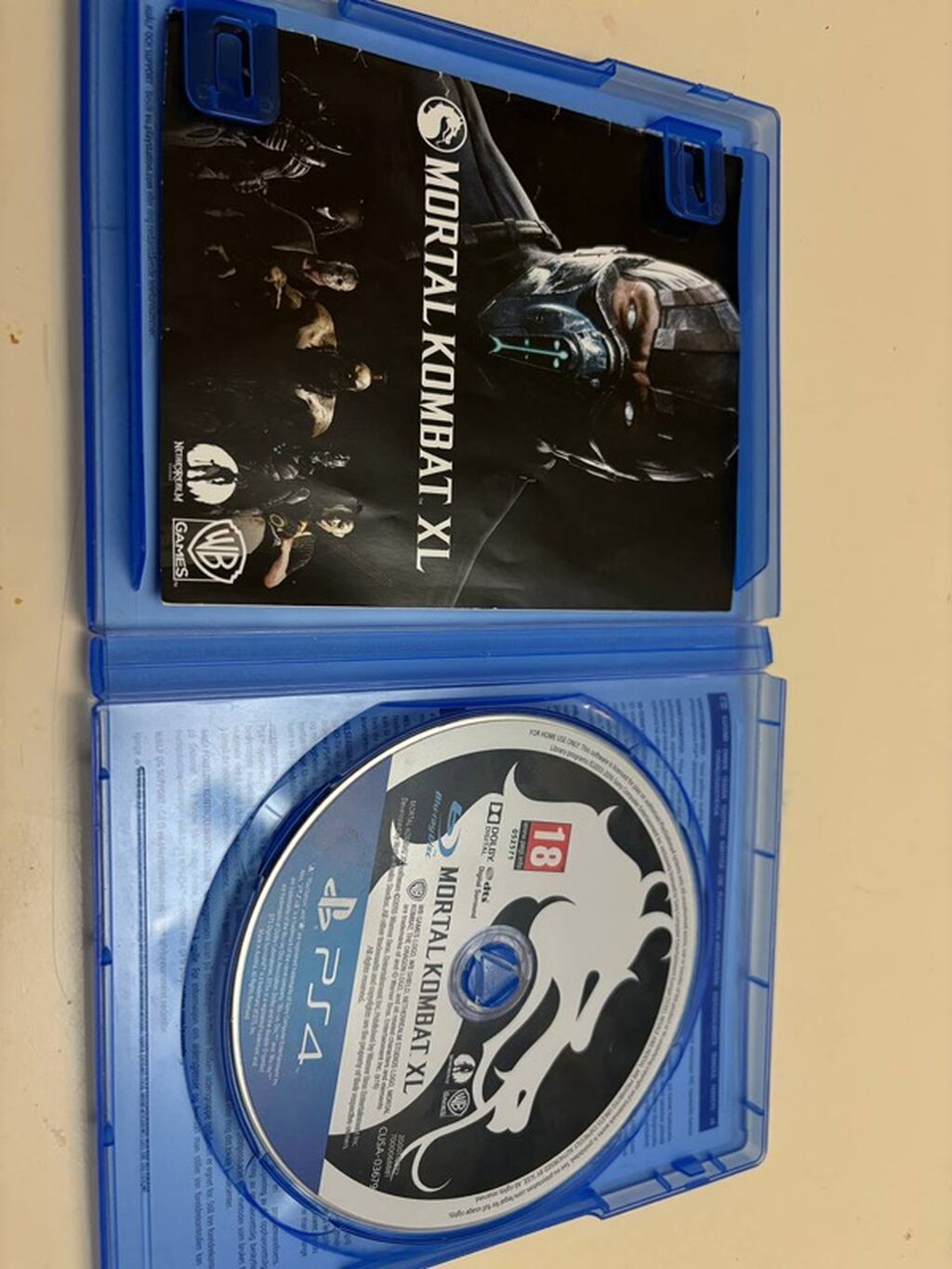 PS4 oyunu: Mortal Kombat XL (disk + orijinal qutu və kağız üzlük) — Konsol oyunları, Bakı (2)