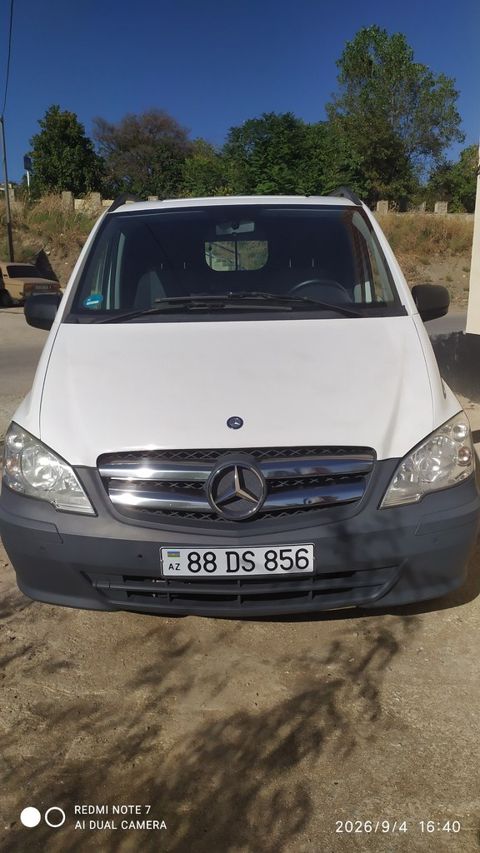 Mercedes Vito 113 CDI, 2.1 L, 2013 il, 182 200 km — Şamaxı