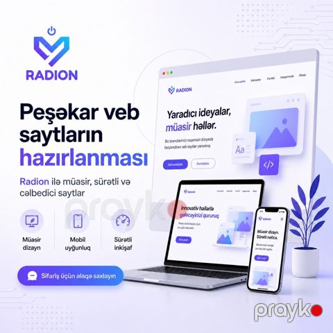 Veb sayt quraşdırılması — Bakı