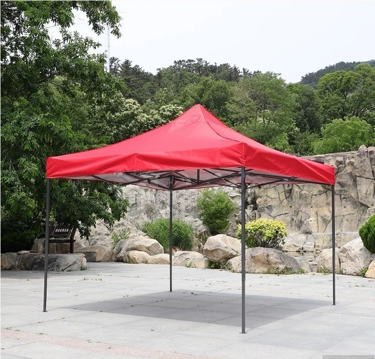 Bağ çətiri Kvadrat, Qırmızı rəng — Bakı