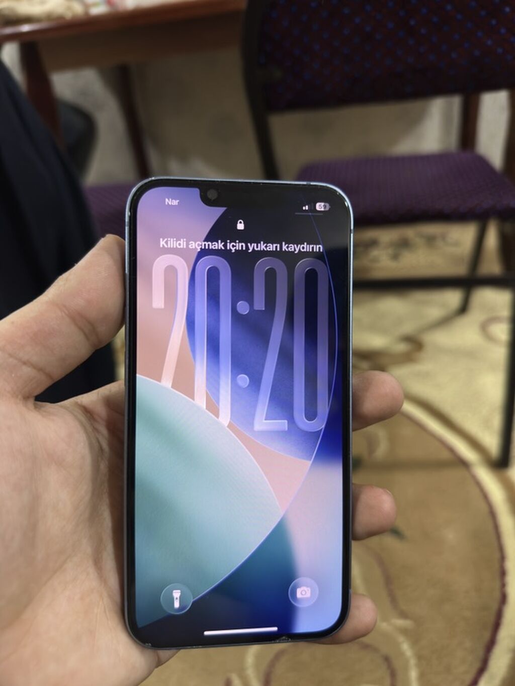 IPhone 14, 128 GB, Mavi, Simsiz şarj — Apple iPhone, Bərdə (5)