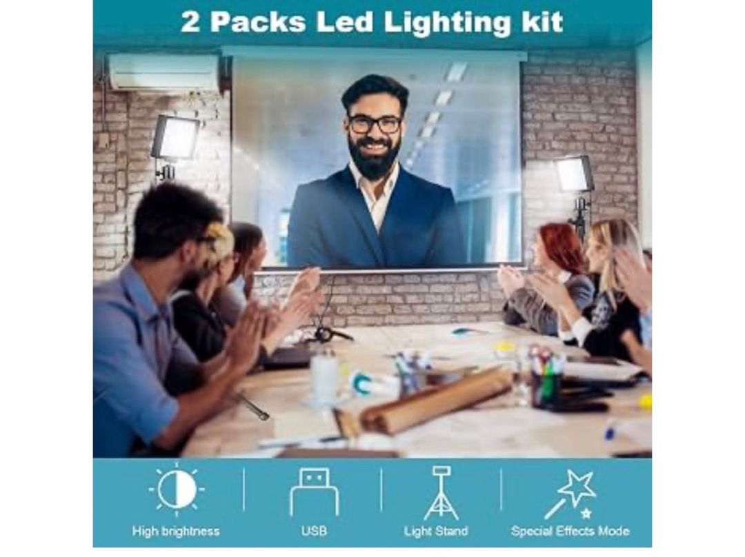 Phopık LED Video Light 2-li işıqlandırma dəsti — Foto və video texnikası, Bakı (5)