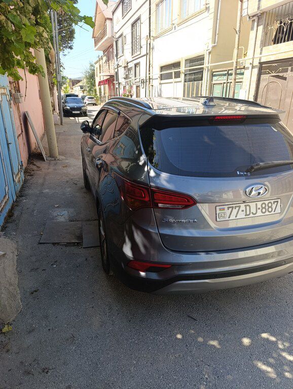 Hyundai Santa Fe, 2.0 L, 2016 il, 125 000 km — Avtomobillər, Bakı (6)