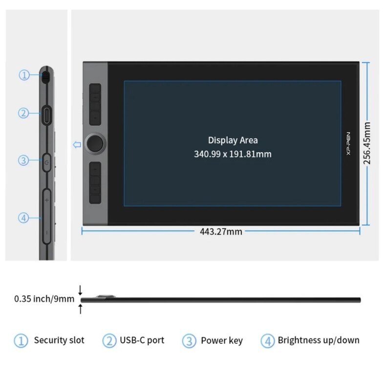 Qrafik planşet "Xp-pen Artist PRO 16" — Planshetlər, Bakı (6)