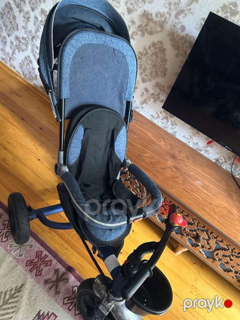 Uşaq üçün 3 təkərli velosiped-araba (tricycle stroller) - Valideyn — Bakı