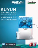"Suzuki" su filteri — Fresh Drop MMC — Məişət texnikası