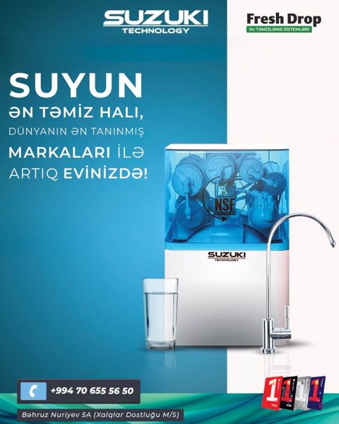 "Suzuki" su filteri — Bakı