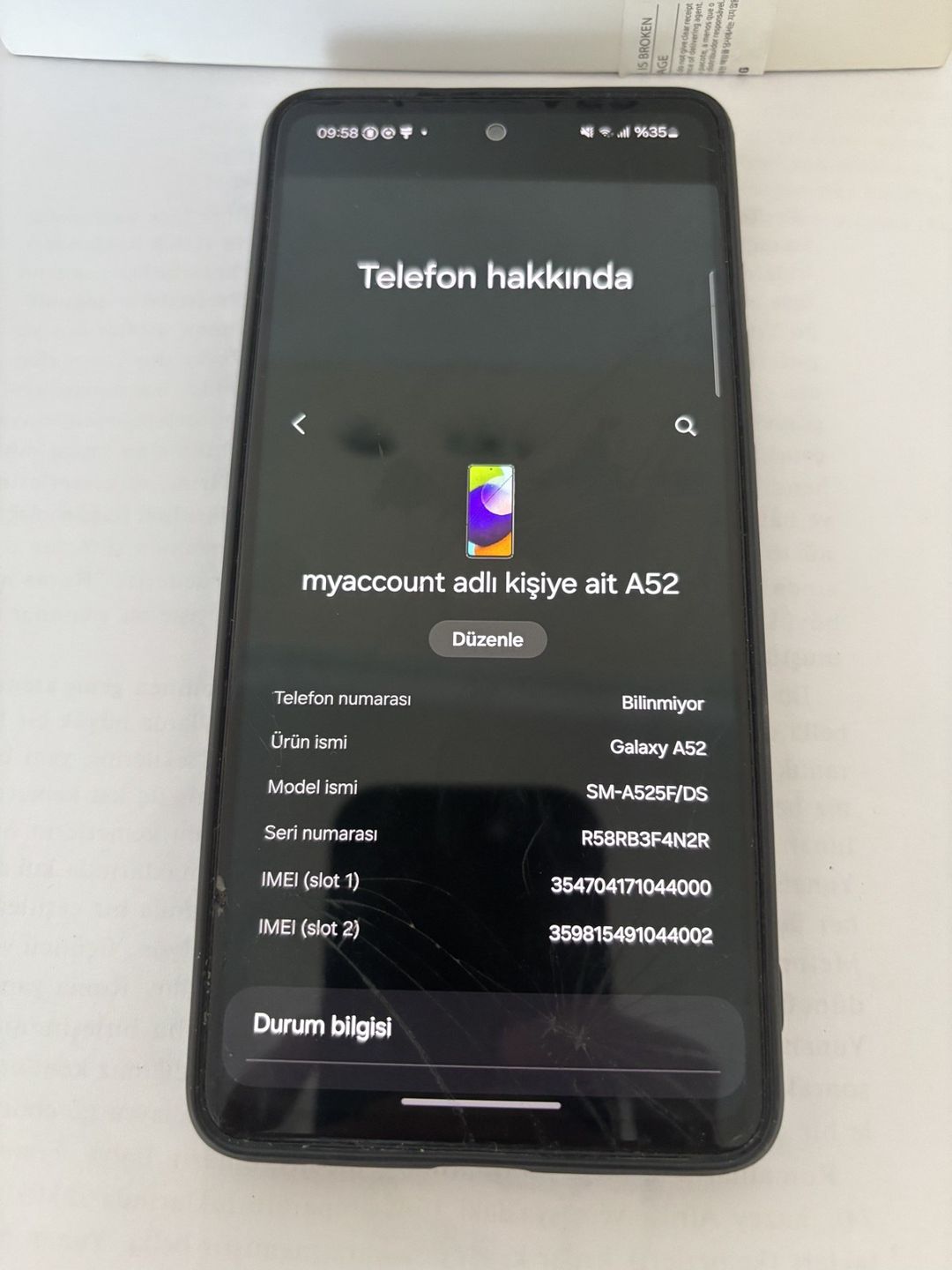 Samsung Galaxy A52 Awesome Black 128GB/4GB — Smartfonlar, Bakı (3)