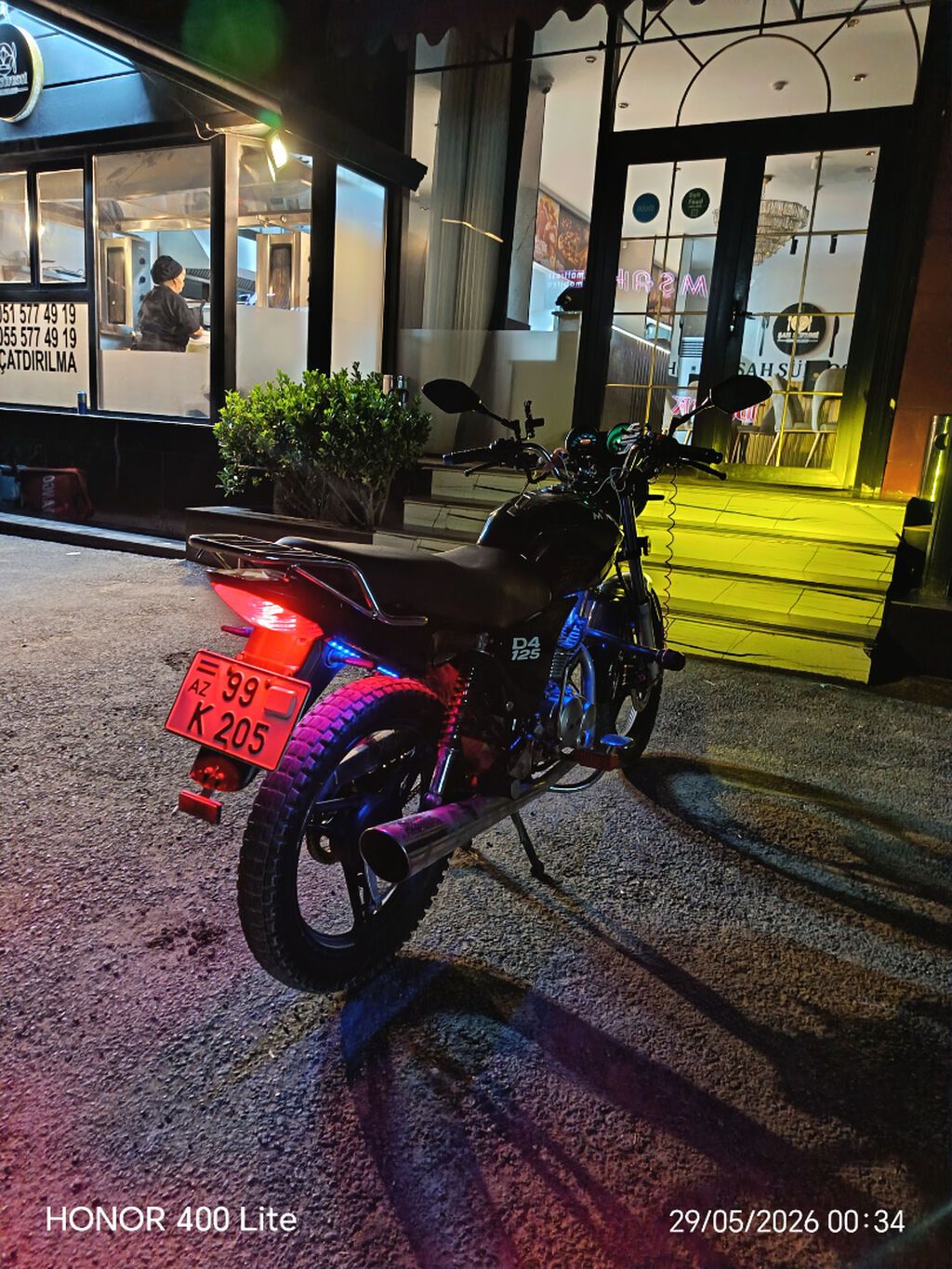 Minsk - D4 125 125 sm3, 2024 il, 25438 km — Mopedlər və skuterlər, Bakı