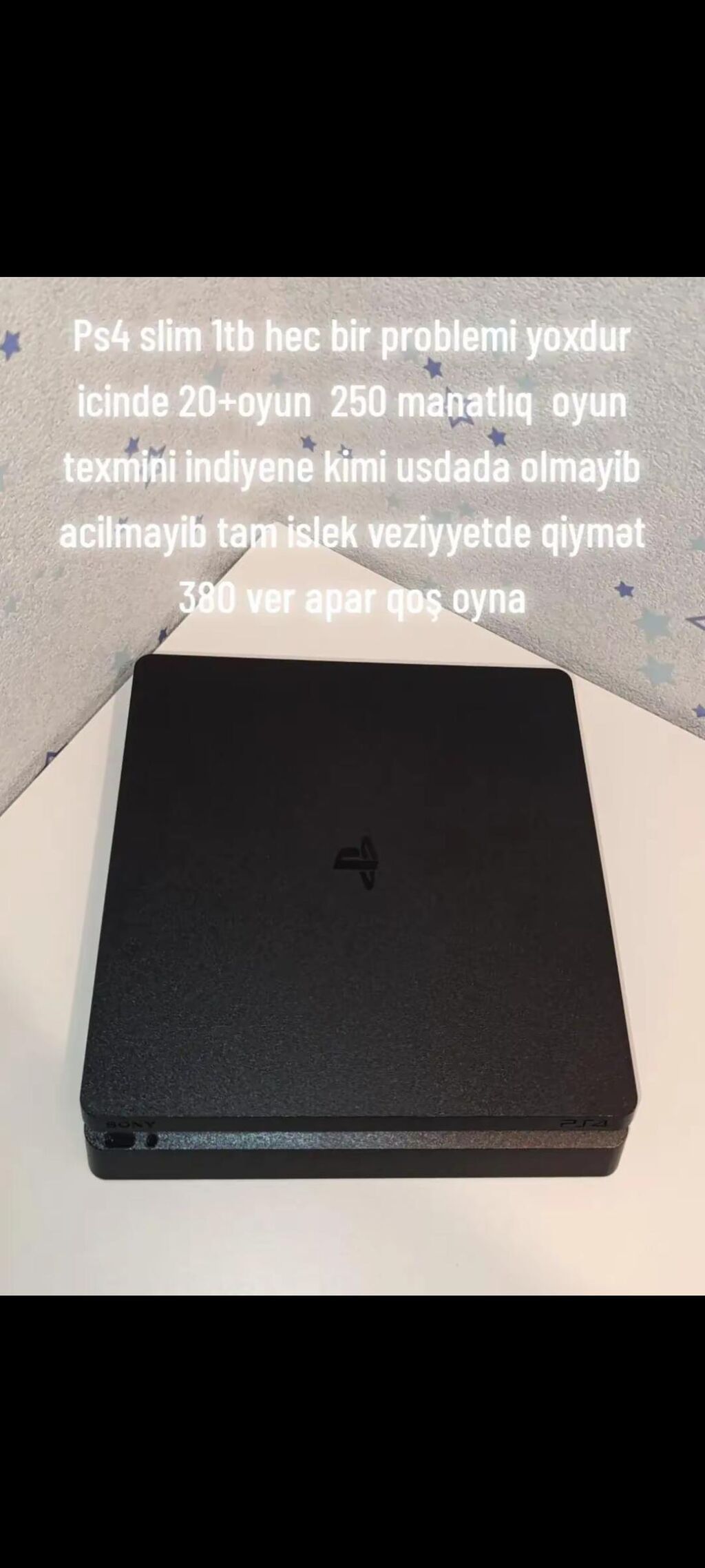 Real Alıcıya Endirim Olacaq Əlaqə nömrəsi: 077-422-51-32 PS4 Slim — Oyun konsolları, Digah