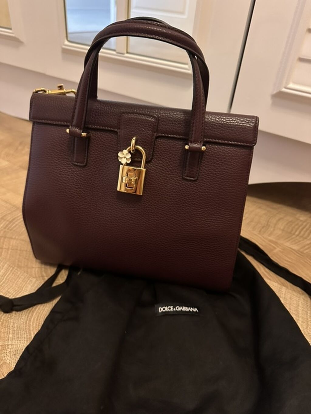 Dolce & Gabbana qadın çantası - Material: təbii dənəli dəri — Çantalar, çamadanlar, cüzdanlar, Xırdalan (5)