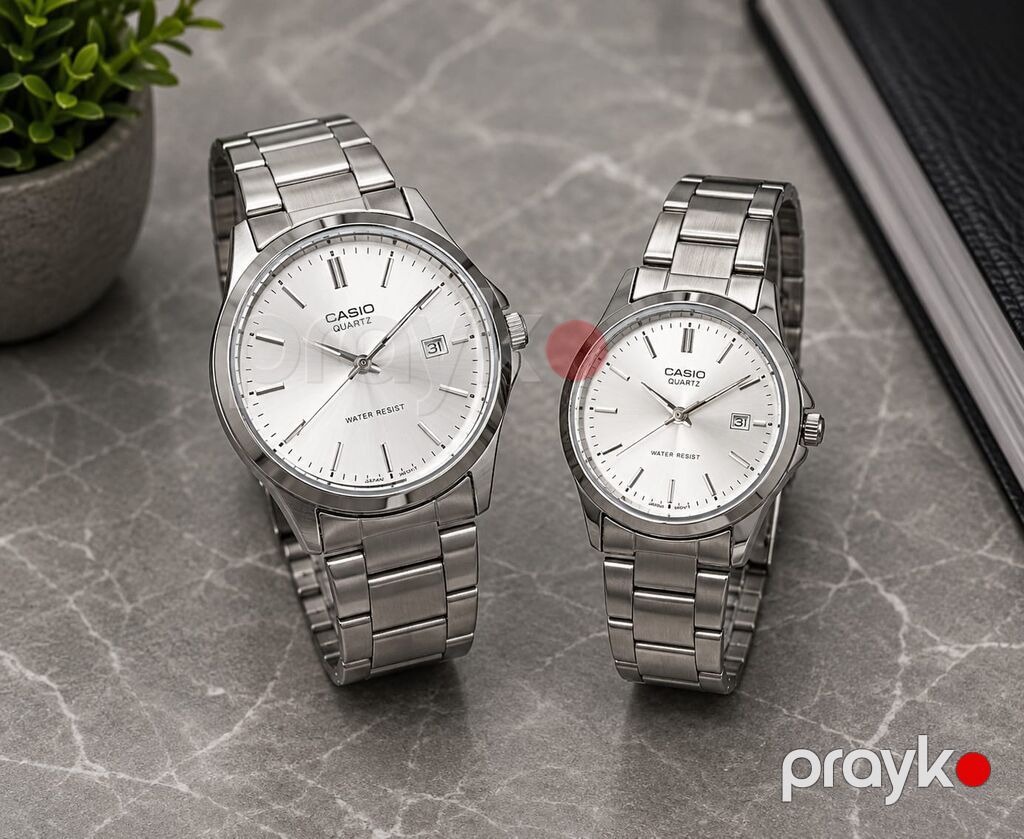 Casio Quartz cüt saat dəsti - Dizayn: Klasik və zərif üslubda iki — Qol saatları, Ceyranbatan (3)
