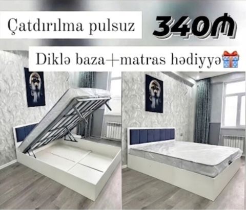 İkinəfərlik, Bazalı, Pulsuz matras, Siyirməsiz, Azərbaycan, Metal — Bakı